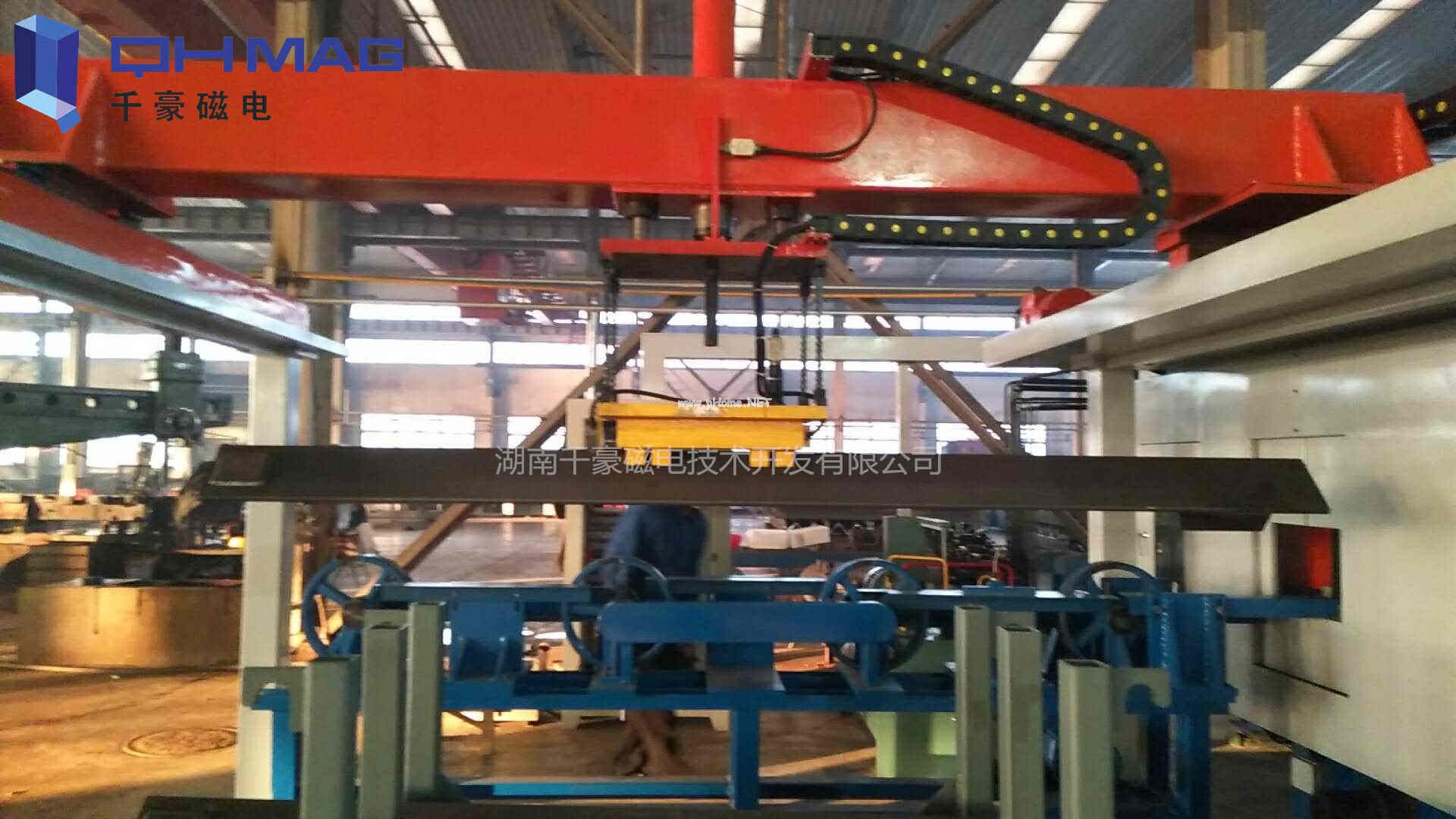 電永磁夾具搬運(yùn)角鐵，千豪磁電